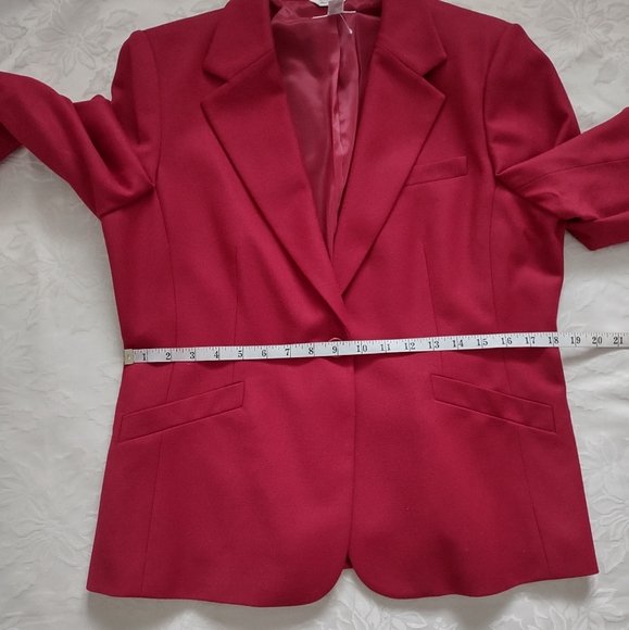 Talbots Luxe Made in Italy fabric wool 2 piece suit jacket + pants lined - Picture 9 of 16